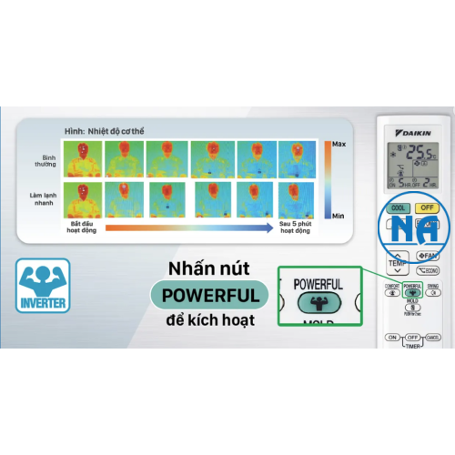 Máy lạnh Daikin Inverter 2.5 HP (2.5 Ngựa) FTKB60XVMV