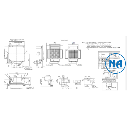 Dàn lạnh âm trần Mitsubishi Heavy Inverter 2.0 HP (2.0 Ngựa) FDTC50VH