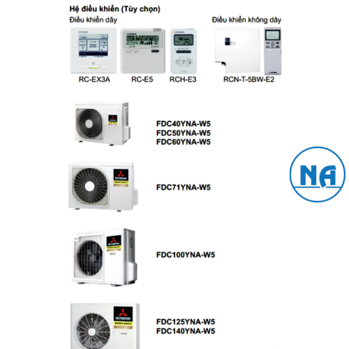 Máy lạnh âm trần Mitsubishi Heavy Inverter 2.5 HP (2.5 Ngựa) FDT60YA-W5 model 2022
