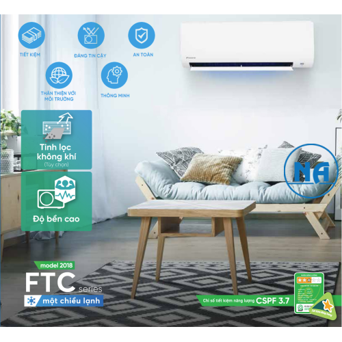 Máy lạnh Daikin FTC60NV1V 2.5 HP (2.5 Ngựa) Gas R32