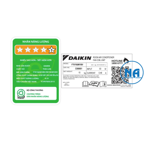 Máy lạnh Daikin Inverter 2.5 HP (2.5 Ngựa) FTKY60WVMV