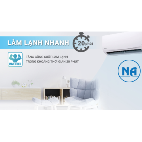 Máy lạnh Daikin Inverter 2.0 HP (2 Ngựa) FTKF50XVMV model 2023